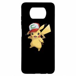 Чехол для Xiaomi Poco X3 Ash's hat Pikachu - PrintSalon