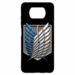 Чехол для Xiaomi Poco X3 Attack Titan Survey Corps Logo 3D