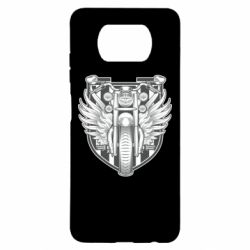 Чехол для Xiaomi Poco X3 Bike Shield Art - PrintSalon