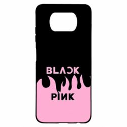 Чехол для Xiaomi Poco X3 Blackpink pink fire - PrintSalon