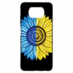 Чехол для Xiaomi Poco X3 Большой подсолнух Украина - PrintSalon