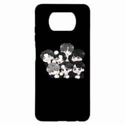 Чохол для Xiaomi Poco X3 BTS Cute Art - PrintSalon