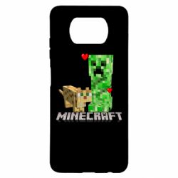 Чехол для Xiaomi Poco X3 Creeper and Cat - PrintSalon