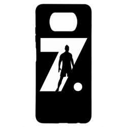 Чехол для Xiaomi Poco X3 Cristiano Ronaldo Silhouette Art - PrintSalon