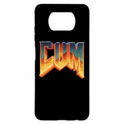 Чехол для Xiaomi Poco X3 Cum Doom logo - PrintSalon