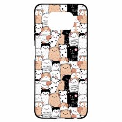 Чохол для Xiaomi Poco X3 Cute dogs pattern - PrintSalon