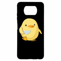 Чехол для Xiaomi Poco X3 Цыпленок с ножом мем - PrintSalon