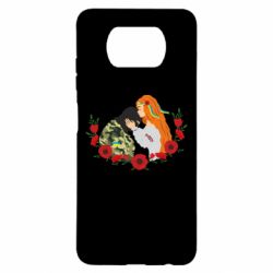 Чохол для Xiaomi Poco X3 Дівчина цілує солдата - PrintSalon