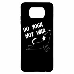 Чехол для Xiaomi Poco X3 Do yoga not war - PrintSalon