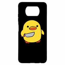 Чохол для Xiaomi Poco X3 Duckling With A Knife - PrintSalon