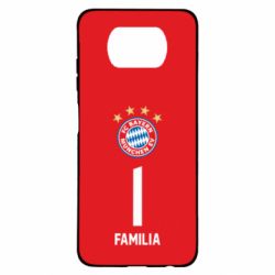 Чехол для Xiaomi Poco X3 FC Bayern. Твоя фамилия, номер (англ.) - PrintSalon