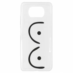 Чехол для Xiaomi Poco X3 Funny tits - PrintSalon