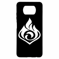 Чехол для Xiaomi Poco X3 Genshin Impact Pyro - PrintSalon