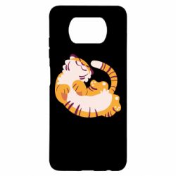 Чехол для Xiaomi Poco X3 Happy tiger - PrintSalon