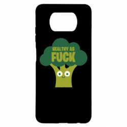 Чехол для Xiaomi Poco X3 Healthy as fuck - PrintSalon