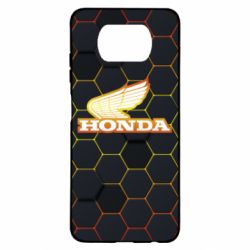 Чохол для Xiaomi Poco X3 Honda color logo - PrintSalon