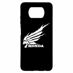 Чехол для Xiaomi Poco X3 Honda skull - PrintSalon