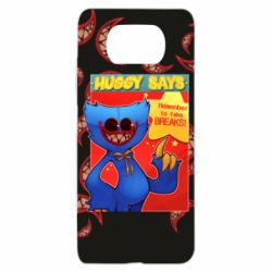 Чехол для Xiaomi Poco X3 Huggy says - PrintSalon