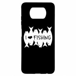 Чохол для Xiaomi Poco X3 I Love Fishing