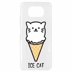 Чехол для Xiaomi Poco X3 Ice Cat - PrintSalon