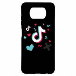 Чехол для Xiaomi Poco X3 Icons TIK TOK - PrintSalon