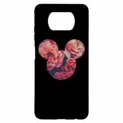 Чехол для Xiaomi Poco X3 Inner world flowers mickey mouse - PrintSalon