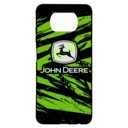 Чохол для Xiaomi Poco X3 John Deere and green background - PrintSalon