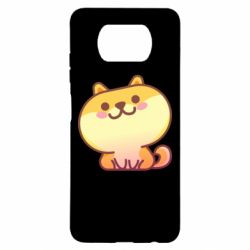 Чехол для Xiaomi Poco X3 Корги с улыбкой - PrintSalon