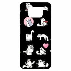 Чохол для Xiaomi Poco X3 Кот Саймона емоції - PrintSalon