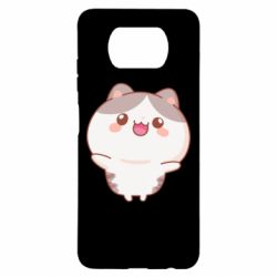 Чехол для Xiaomi Poco X3 Котик обнимает тебя - PrintSalon