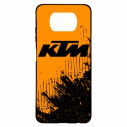 Чехол для Xiaomi Poco X3 KTM and grunge background - PrintSalon