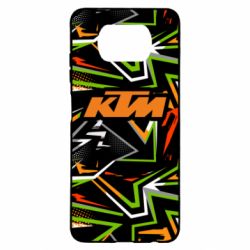 Чохол для Xiaomi Poco X3 KTM orange logo - PrintSalon