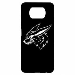 Чехол для Xiaomi Poco X3 Kurama line art - PrintSalon