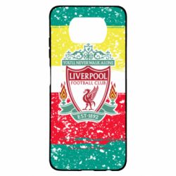 Чохол для Xiaomi Poco X3 Liverpool and logo colors - PrintSalon