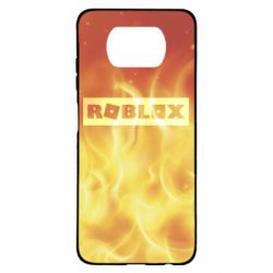 Чохол для Xiaomi Poco X3 Logo and fire - PrintSalon