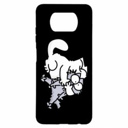 Чохол для Xiaomi Poco X3 Любов котів - PrintSalon