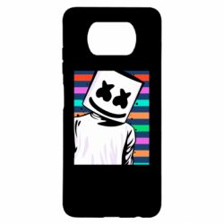 Чехол для Xiaomi Poco X3 Marshmello Colorful Portrait - PrintSalon