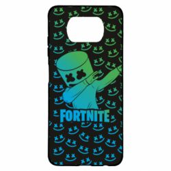 Чехол для Xiaomi Poco X3 Marshmello Fortnite Dab Neon - PrintSalon
