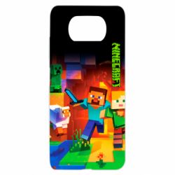 Чехол для Xiaomi Poco X3 Майнкрафт - PrintSalon