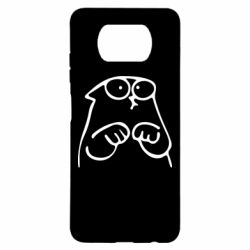 Чехол для Xiaomi Poco X3 Милый Кот Саймона - PrintSalon