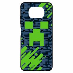 Чехол для Xiaomi Poco X3 Minecraft Creeper - PrintSalon