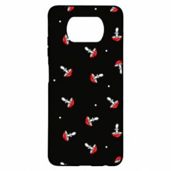 Чехол для Xiaomi Poco X3 Мухоморы - PrintSalon