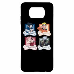Чехол для Xiaomi Poco X3 Naruto team 7 in action - PrintSalon