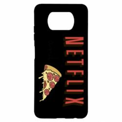 Чехол для Xiaomi Poco X3 Netflix and pizza - PrintSalon