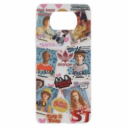 Чехол для Xiaomi Poco X3 Очень странные дела. Стикеры - PrintSalon