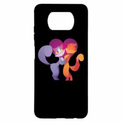 Чохол для Xiaomi Poco X3 Парочка. Котики - PrintSalon