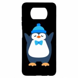 Чехол для Xiaomi Poco X3 Penguin in a hat - PrintSalon