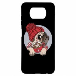 Чехол для Xiaomi Poco X3 Pug And Coffee - PrintSalon