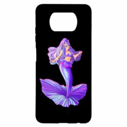 Чехол для Xiaomi Poco X3 Purple Mermaid Barbie - PrintSalon