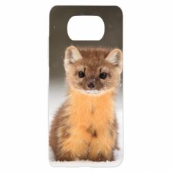 Чехол для Xiaomi Poco X3 Пушистая куница - PrintSalon